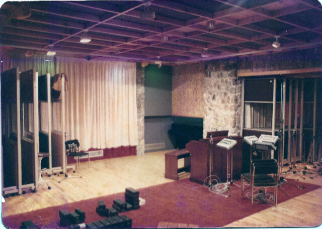 A view of the live room in the original AIR Studios Montserrat