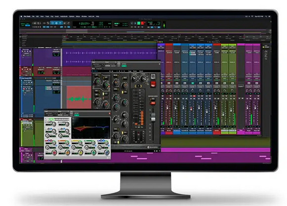 High end Mac Pro systems with Pro Tools HDX & Logic DAW and hundreds of plugins