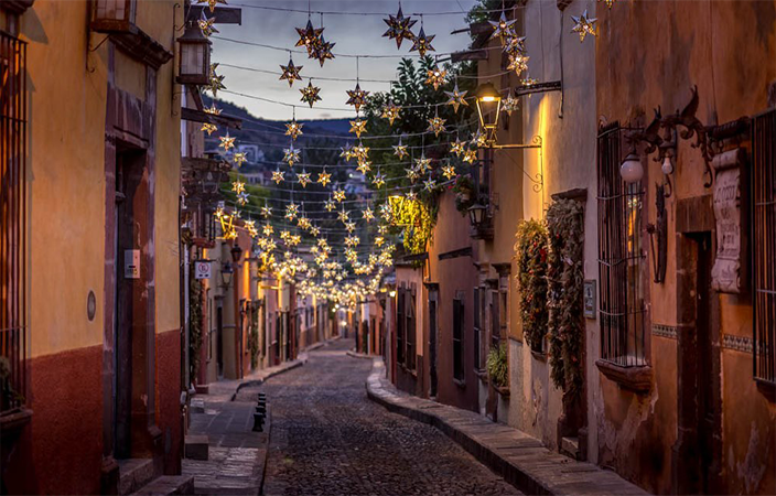 The beautiful town of San Miguel de Allende